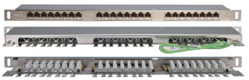 Коммутационная патч-панель Hyperline PPHD-19-24-8P8C-C6-SH-110D