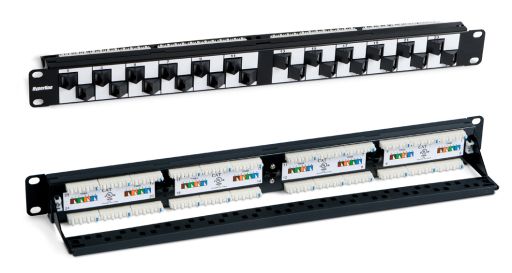 Коммутационная патч-панель Hyperline PP2A-19-24S-8P8C-C5E-110