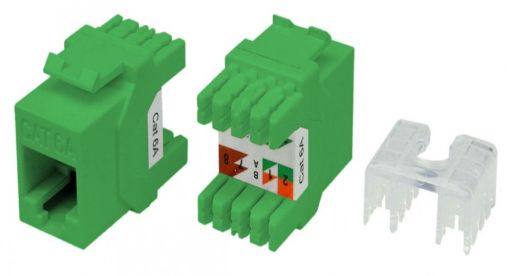 Модуль Hyperline KJ8-8P8C-C5e-180-GN