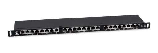 Коммутационная патч-панель Cabeus PLHD-24-Cat.5e-SH-Dual-0,5U