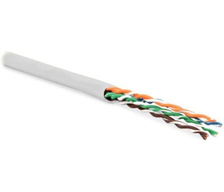 Кабель витая пара Hyperline UUTP4-C5E-P24-IN-LSZH-WH-305
