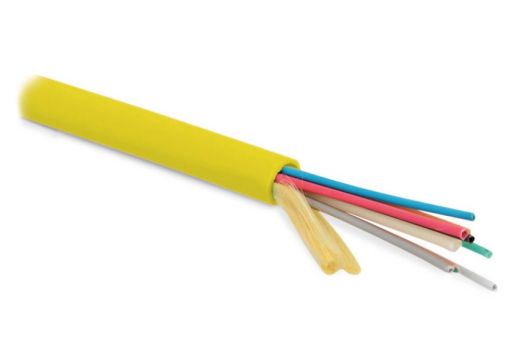 Кабель волоконно-оптический Hyperline FO-MB-IN-9S-96-LSZH-YL