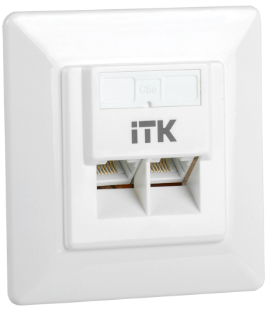 Розетка информационная ITK CS2-1C5EU-2-1