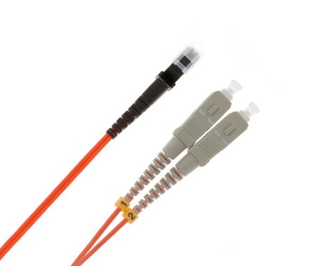 Коммутационный шнур оптический Hyperline FC-D2-62-MTRJF/PR-SC/PR-H-2M-LSZH-OR