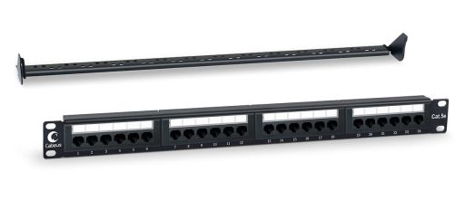 Коммутационная патч-панель Cabeus PL-24-Cat.5e-Dual