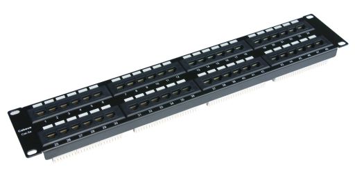 Коммутационная патч-панель Cabeus PL-48-Cat.5e-Dual