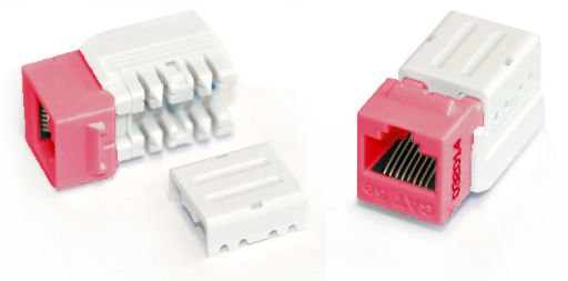 Модуль Hyperline KJNE-8P8C-C5e-90-RD