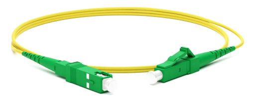 Коммутационный шнур оптический Hyperline FC-S2-9-LC/AR-SC/AR-H-1M-LSZH-YL