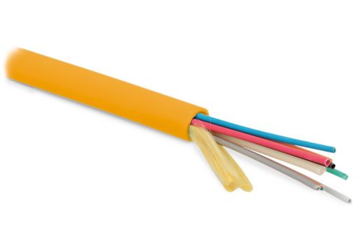 Кабель волоконно-оптический Hyperline FO-MB-IN-62-12-LSZH-OR