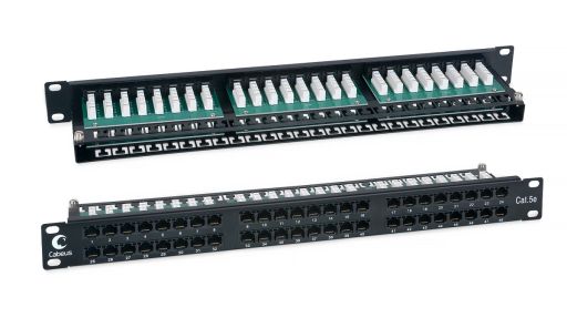 Коммутационная патч-панель Cabeus PLHD-48-Cat.5e-Dual