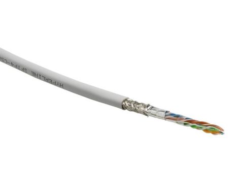 Кабель витая пара Hyperline SFUTP4-C5E-S24-IN-LSZH-WH-305