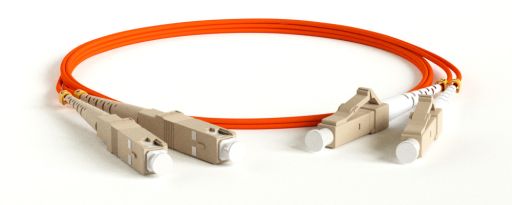 Коммутационный шнур оптический Hyperline FC-D2-62-LC/PR-SC/PR-H-20M-LSZH-OR