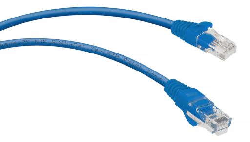 Шнур коммутационный Cabeus PC-UTP-RJ45-Cat.5e-0.3m-BL-LSZH