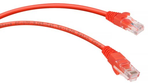 Шнур коммутационный Cabeus PC-UTP-RJ45-Cat.5e-1.5m-RD-LSZH