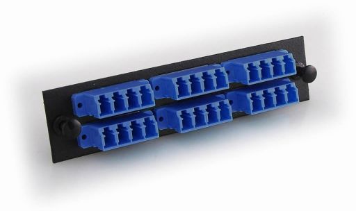 Модульная панель Hyperline FO-FPM-W120H32-24LC-BL