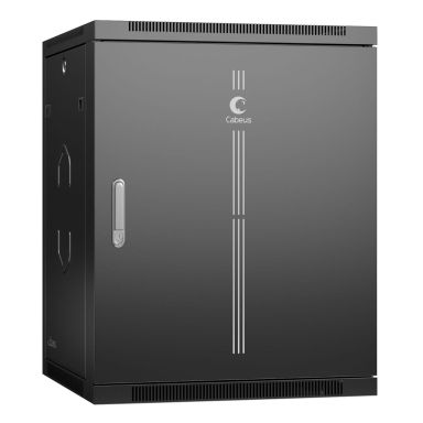 Шкаф телекоммуникационный настенный Cabeus SH-05F-15U60/45m-R-BK