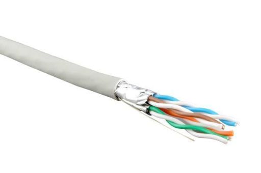 Кабель витая пара Hyperline UFTP4-C6-P26-IN-LSZH-GY-500