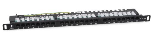 Коммутационная патч-панель Cabeus PLHD-24-Cat.5e-Dual-90-0,5U
