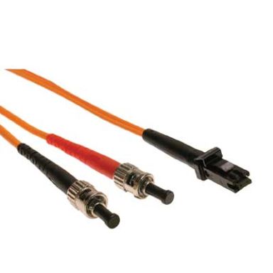 Коммутационный шнур оптический Hyperline FC-D2-62-MTRJM/PR-ST/PR-H-10M-LSZH-OR