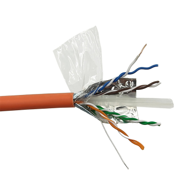 Кабель витая пара Lanmaster LAN-6EFTP-LSZH-OR