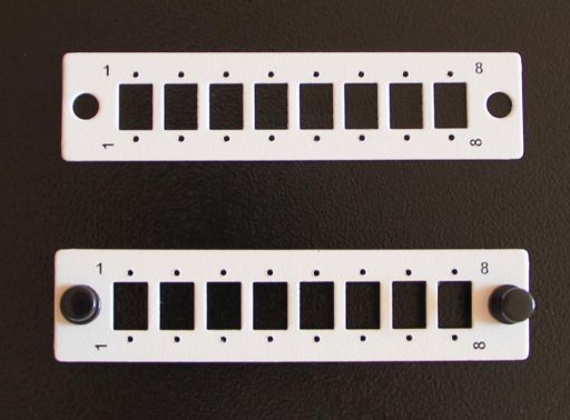 Лицевая панель Hyperline FO-FP-W140H42-8SC/DLC-GY