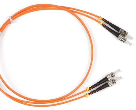 Коммутационный шнур оптический Hyperline FC-D2-62-ST/PR-ST/PR-H-10M-LSZH-OR