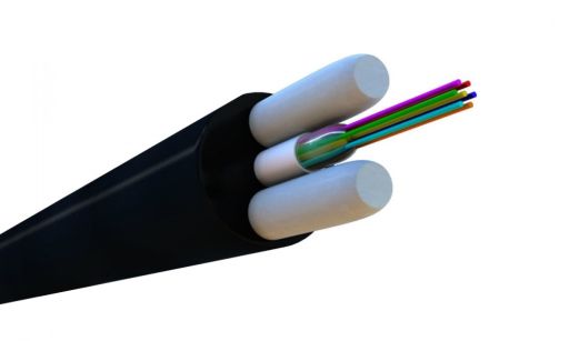 Кабель волоконно-оптический Hyperline FO-STFR-OUT-50-8-PE-BK