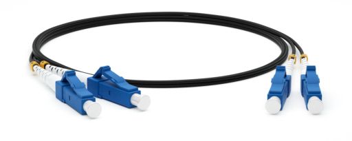 Коммутационный шнур оптический Hyperline FC-D2-9-LC/UR-LC/UR-H-15M-LSZH-BK