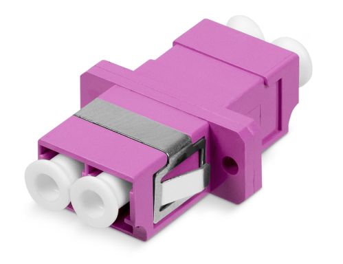 Проходной адаптер оптический Cabeus DLC-DLC-MM-OM4