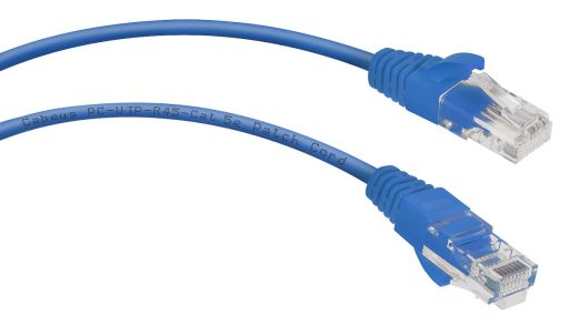 Шнур коммутационный Cabeus PC-UTP-RJ45-Cat.5e-0.3m-BL