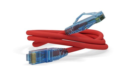 Шнур коммутационный Hyperline PC-LPM-UTP-RJ45-RJ45-C6-0.5M-LSZH-RD
