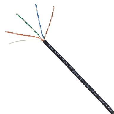 Кабель витая пара BNH B010.N-U/UTP-5E-OUT-LSZH-UV-BK