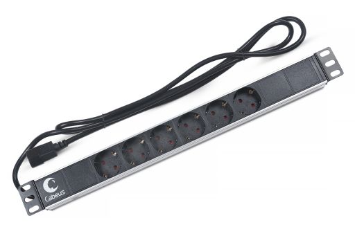 Блок распределения питания Cabeus PDU-6P-2IEC