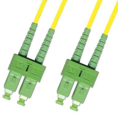 Коммутационный шнур оптический Hyperline FC-D2-9-SC/AR-SC/AR-H-3M-LSZH-YL