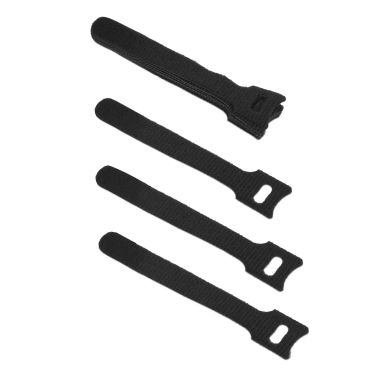 Стяжка кабельная на липучке Cabeus CLAMP-125-BK