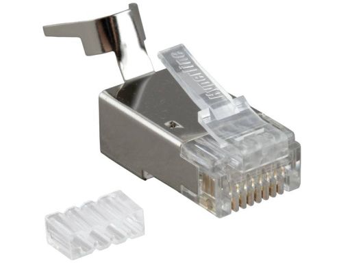 Коннектор Hyperline PLUG-8P8C-UV-C6-TW-SH-10