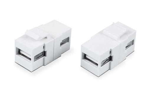 Модуль Hyperline KJ1-USB-A2-WH
