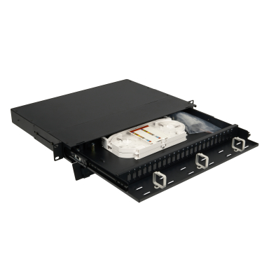 Коммутационная панель оптическая BNH ODF-19-CS-SP-1U-24-DLC-BK
