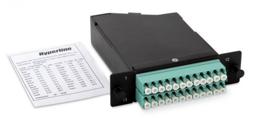 Кассета оптическая Hyperline FO-CSS-W120H32-503-2MTPM-24LC-AQ