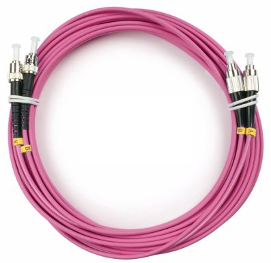 Коммутационный шнур оптический Cabeus FOP-50-OM4-FC-ST-7m