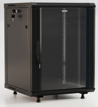 Шкаф телекоммуникационный настенный Hyperline TWB-FC-2766-GP-RAL9004