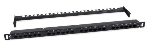 Коммутационная патч-панель Cabeus PLHD-24-Cat.5e-Dual-180-0,5U