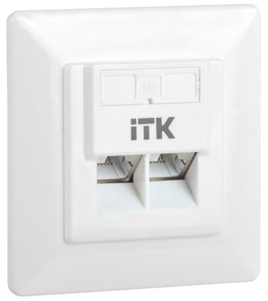 Розетка информационная ITK CS2-1C06F-2-1
