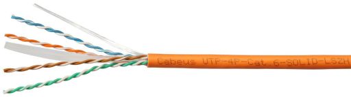 Кабель витая пара Cabeus UTP-4P-Cat.6-SOLID-LSZH-100