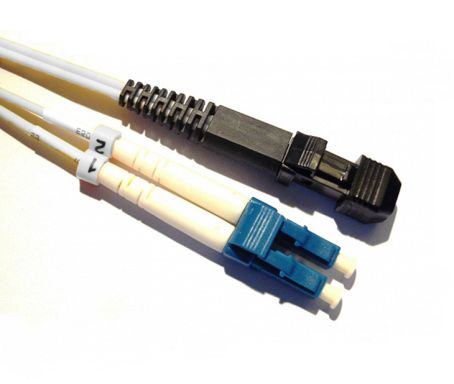 Коммутационный шнур оптический Hyperline FC-D2-9A1-LC/UR-MTRJM/UR-H-1M-LSZH-WH