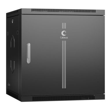 Шкаф телекоммуникационный настенный Cabeus SH-05F-12U60/45m-R-BK