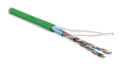 Кабель витая пара Hyperline FUTP4-C5E-P26-IN-LSZH-GN-100