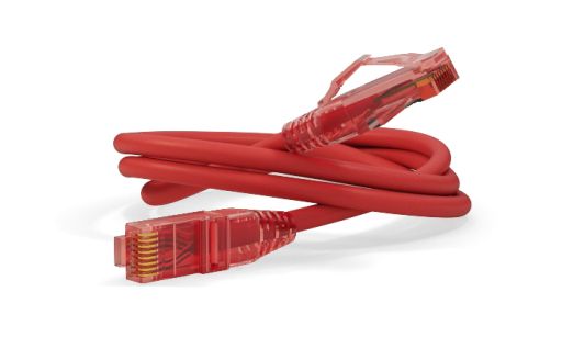 Шнур коммутационный Hyperline PC-LPM-UTP-RJ45-RJ45-C5e-0.15M-LSZH-RD