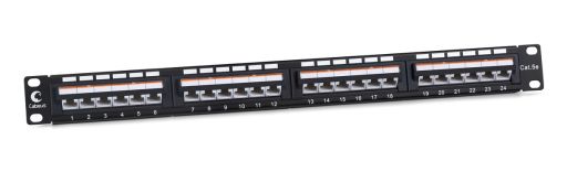 Коммутационная патч-панель Cabeus PLAN-24-Cat.5e-Dual IDC