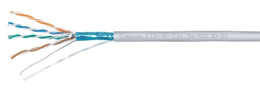 Кабель витая пара Cabeus FTP-4P-Cat.5e-SOLID-LSZH-GY